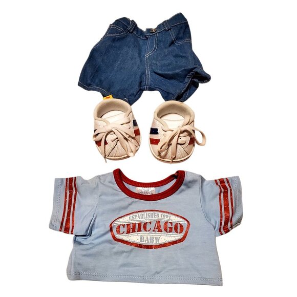 Build a Bear Outfit Shirt Pants and Shoes - Picture 1 of 6